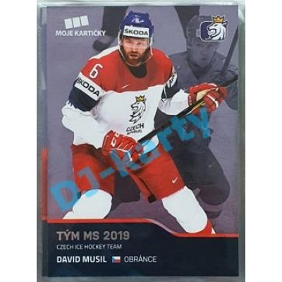 2020 MK reprezentace David Musil Tým MS 2019 #50 Blue Promo