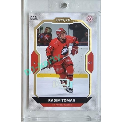 2023/24 Goal cards Chance Liga 2. série #319 Radim Toman Expo Silver 1of7