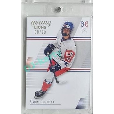 2023/24 Legendary Cards Hlinka Gretzky Cup Young Lions #19 Simon Pohludka Rainbow xx/39