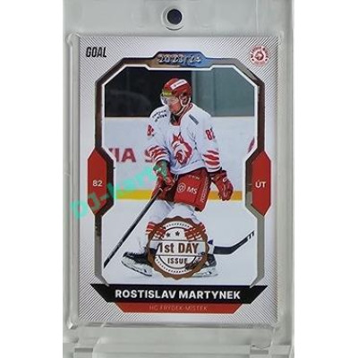 2023/24 Goal cards Chance Liga 2. série #326 Rostislav Martynek 1st day of issue