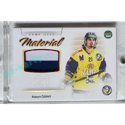 2023/24 Goal cards Chance Liga 1. série #GUM-17 Robert Černý Game Used Material 19/30