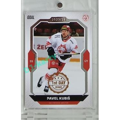 2023/24 Goal cards Chance Liga 2. série #327 Pavel Kubiš 1st day of issue