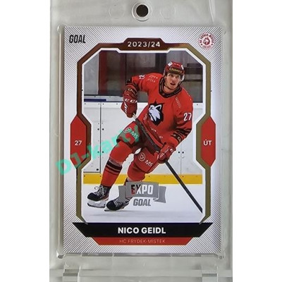 2023/24 Goal cards Chance Liga 2. série #321 Nico Geidl Expo Silver 1of7