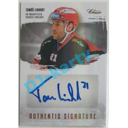2019/20 OFS Tomáš Linhart #AS-TLI 3/6 Authentic Signature Rainbow (Level 1)