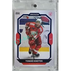 2023/24 Goal cards Chance Liga 2. série #339 Tomáš Knotek Blue 09/10