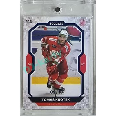 2023/24 Goal cards Chance Liga 2. série #339 Tomáš Knotek Blue 09/10