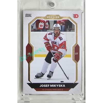 2023/24 Goal cards Chance Liga 1. série #180 Josef Mikyska Gold 1of20