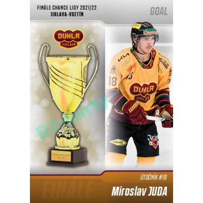 2022/23 Goal Cards Chance Liga 1. série #J-14 Miroslav Juda Finále 2022