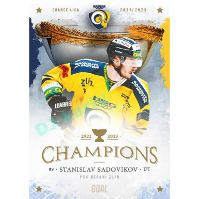 2023 Goal Cards Zlín Champions #14 Stanislav Sadovikov