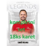2022/23 Goal Cards Chance Liga 1. série Legends - kompletní set 18ks