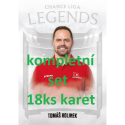 2022/23 Goal Cards Chance Liga 1. série Legends - kompletní set 18ks
