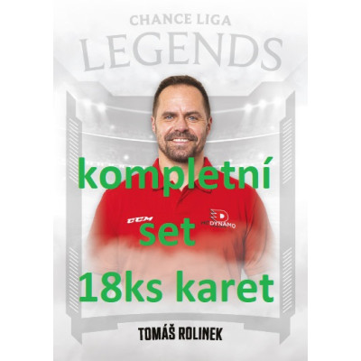 2022/23 Goal Cards Chance Liga 1. série Legends - kompletní set 18ks