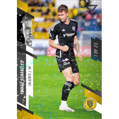 2023/24 Sportzoo Fortuna Liga 2. série #363 Tomáš Schánělec Black Camouflage 1of25