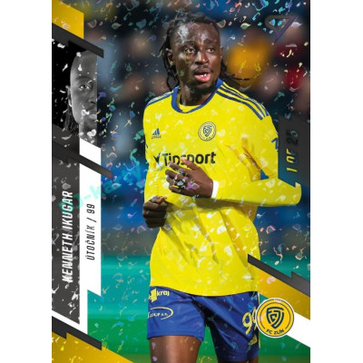 2023/24 Sportzoo Fortuna Liga 2. série #364 Kenneth Ikugar Black Camouflage 1of25