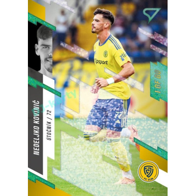 2023/24 Sportzoo Fortuna Liga 2. série #365 Nedeljko Kovinič Green Dew 1of60