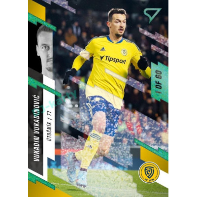 2023/24 Sportzoo Fortuna Liga 2. série #367 Vukadin Vukadinović Green Dew 1of60