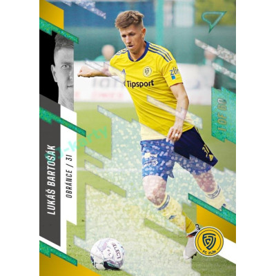 2023/24 Sportzoo Fortuna Liga 2. série #357 Lukáš Bartošák Green Dew 1of60