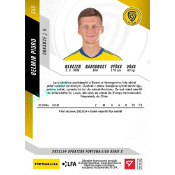 2023/24 Sportzoo Fortuna Liga 2. série #359 Selmir Pidro