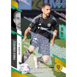 2023/24 Sportzoo Fortuna Liga 2. série #360 Pablo González Green Dew 1of60