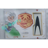 2021/22 Legendary Cards SAVES HELP MEMORABILIA SERIES #SHM-18 Jan Růžička Memorabilia Red 03/10