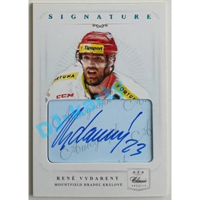 2014/15 OFS René Vydarený #AS-128 47/49 Authentic Signature (Level 1)
