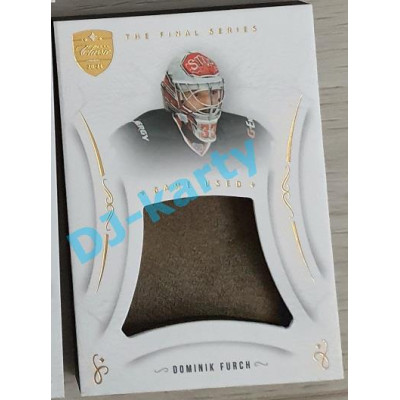 2021/22 OFS The Final Series Dominik Furch #MEM-DF Game Used Gold PROMO