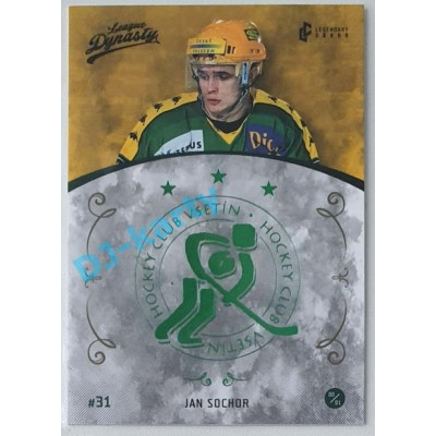 2021 Legendary Cards League Dynasty Vsetín Jan Sochor #155