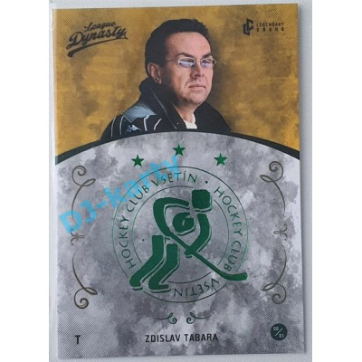 2021 Legendary Cards League Dynasty Vsetín Zdislav Tabara #158