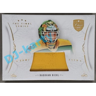 2021/22 OFS The Final Series Radovan Biegl #STI-BIR Game Used Stick Gold PROMO