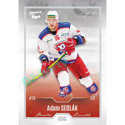 2022/23 Goal Cards Chance Liga 1. série #159 Adam Sedlák Silver 1 of 60