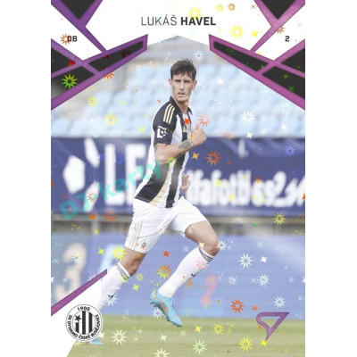 2024/25 Sportzoo Chance Liga 1. série #170 Lukáš Havel Cosmic Pink