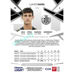 2024/25 Sportzoo Chance Liga 1. série #170 Lukáš Havel