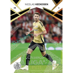 2024/25 Sportzoo Chance Liga 1. série #171 Nicolas Keckeisen Gold Glitter 03/25