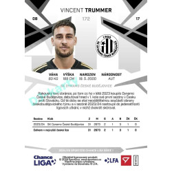 2024/25 Sportzoo Chance Liga 1. série #172 Vincent Trummer