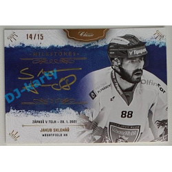 2021/22 OFS The Final Series Jakub Sklenář #MS-JSK 14/15 Bonus Signature Milestones