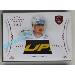 2021/22 OFS The Final Series Jakub Lauko #STI-LAA 01/10 Game Used Stick Red