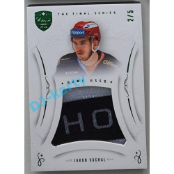 2021/22 OFS The Final Series Jakub Váchal #JER-JV 2/5 Game Used Jersey Emerald