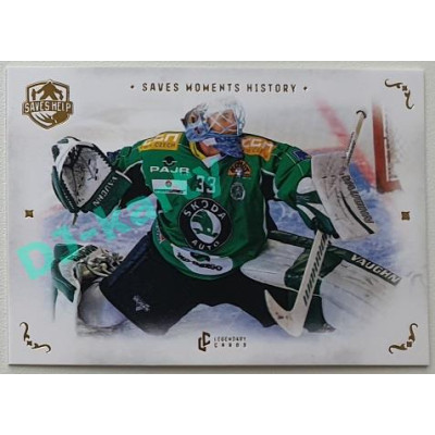 2021/22 Legendary Cards SAVES HELP MEMORABILIA SERIES #SMH-15 Marek Schwarz Saves Moments History Gold /155