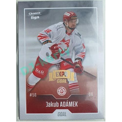 2022/23 Goal Cards Chance Liga 1. série #134 Jakub Adámek Expo Pardubice