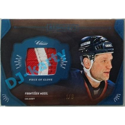 2020/21 OFS 2.série Frantiček Musil #RPS-FMU 1/6 Game Used Remnants Black Cut