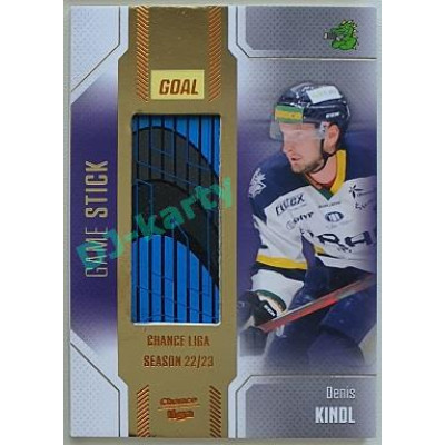2022/23 Goal Cards Chance Liga 2. série #S-56 Denis Kindl Game Stick 16/35