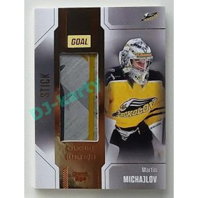 2022/23 Goal Cards Chance #S-37 Martin Michajlov Game Used Stick Expo x/2