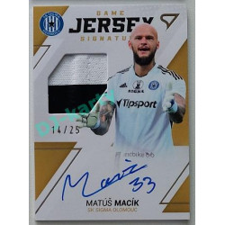 2022/23 Sportzoo Fortuna Liga 2. série #GJS-MA Matúš Macvík Game Jersey Auto 14/25