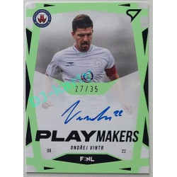 2022/23 Sportzoo Fortuna Liga 2. série #NLS-OV Ondřej Vintr F:NL Playmakers Auto xx/35