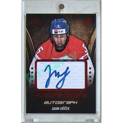 2023/24 LC Expectations Road to Prague #FSA-03 Adam Jiříček Future Stars Autograph Red xx/10