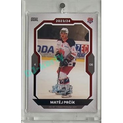 2023/24 Goal cards Chance Liga 2. série #260 Matěj Prčík Red Expo 1of1