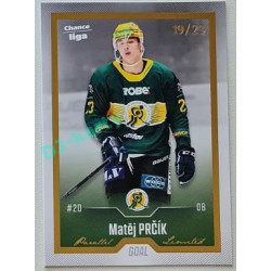 2022/23 Goal Cards Chance Liga Update #415 Matěj Prčík Gold xx/23