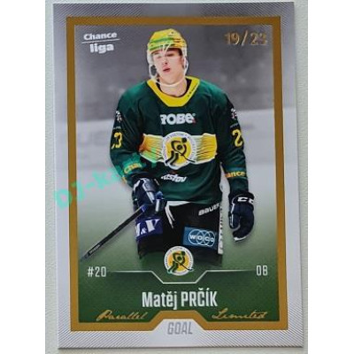 2022/23 Goal Cards Chance Liga Update #415 Matěj Prčík Gold xx/23