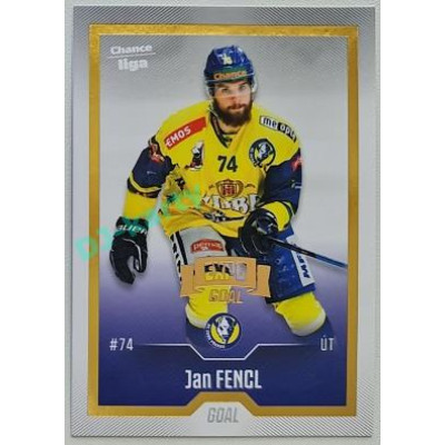 2022/23 Goal Cards Chance Liga 2. série #299 Jan Fencl Expo Gold 1 of 3