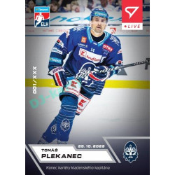 2023/24 Sportzoo ELH LIVE #L-15 Tomáš Plekanec xxx/129